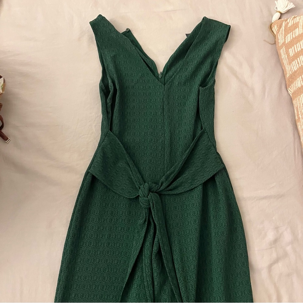 Dark Green wide leg jumpsuit